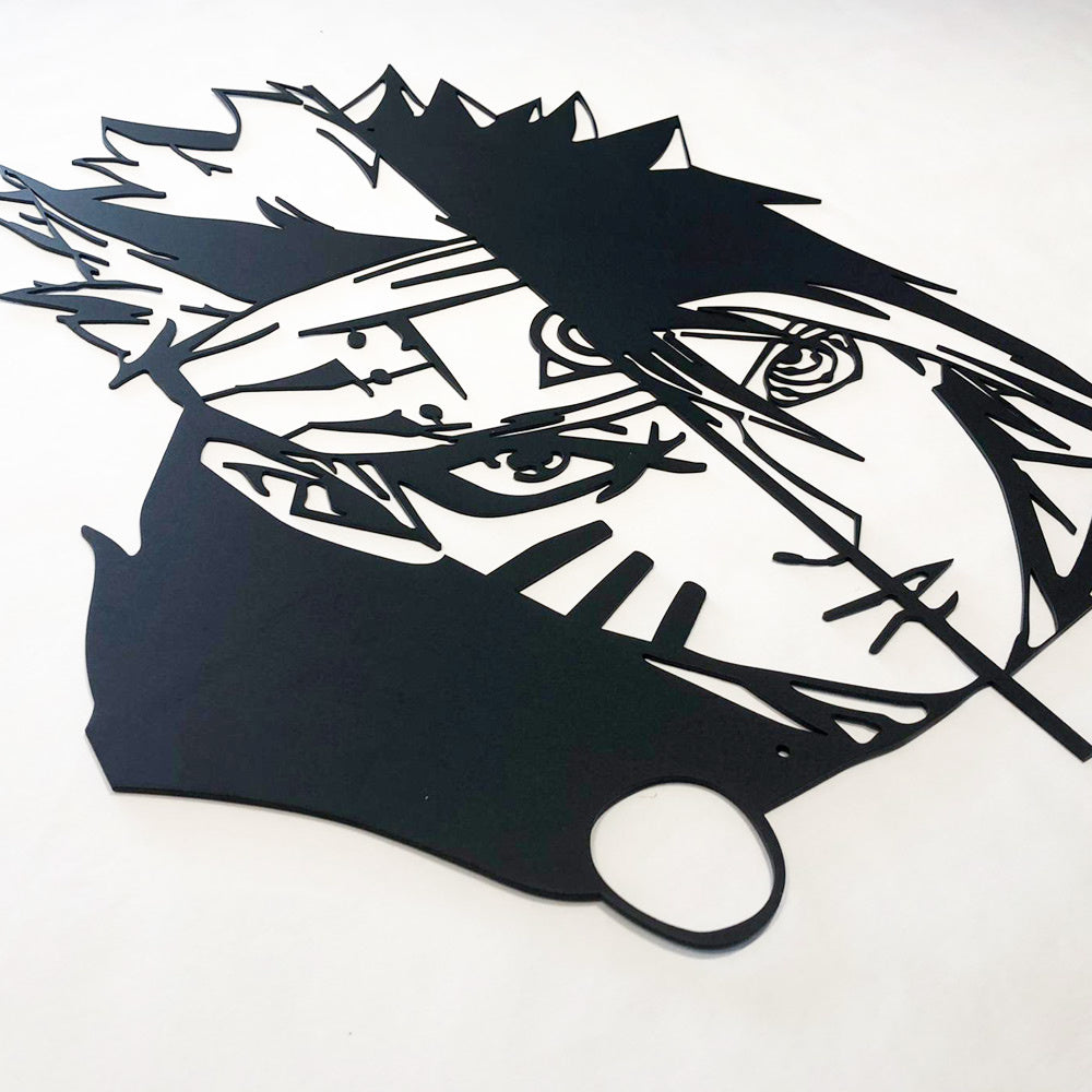 Naruto - Naruto vs Sasuke - Metall Wanddekoration 60cm