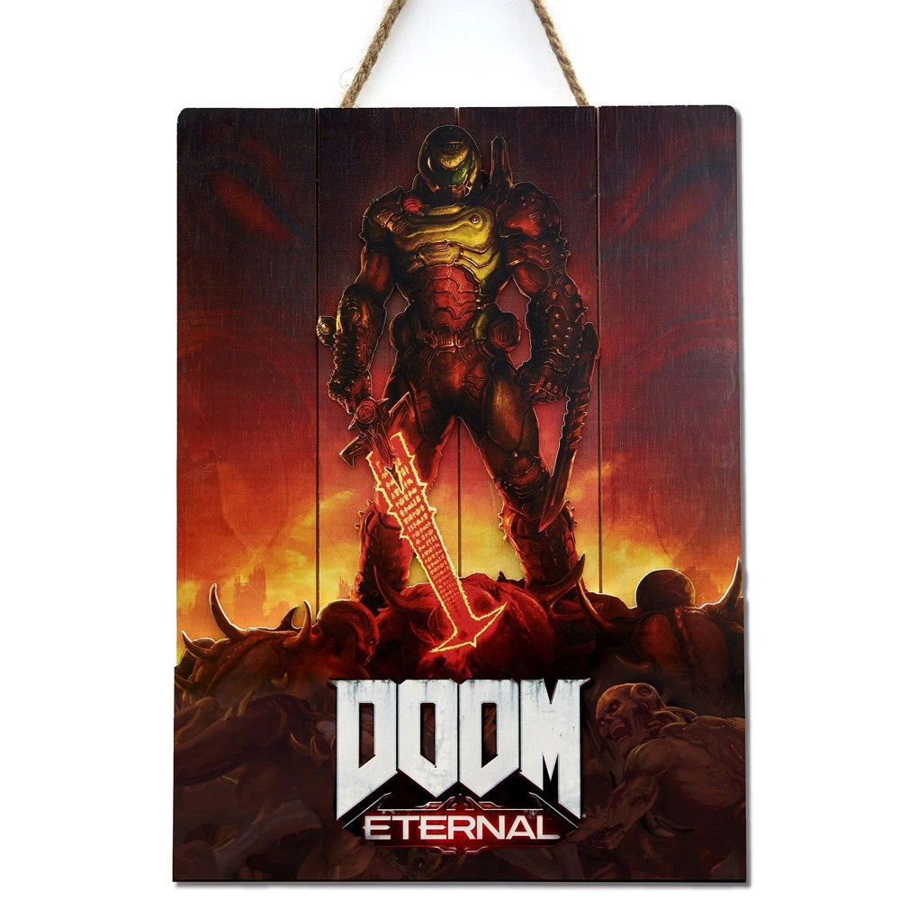 Doom - WoodArts 3D - Wandkunst aus Holz Eternal 30 x 40 cm