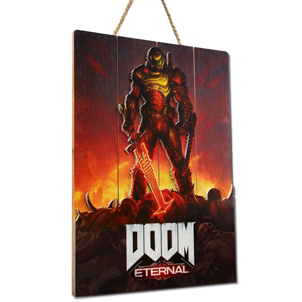 Doom WoodArts 3D Wooden Wall Art Eternal 30 x 40 cm