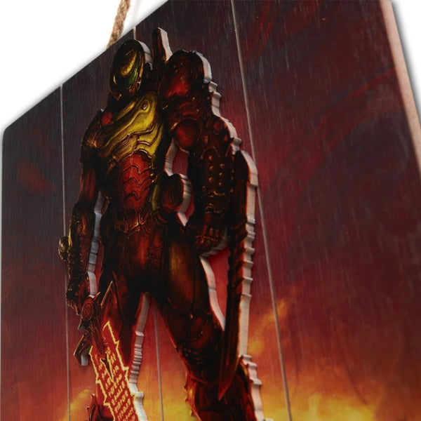 Doom WoodArts 3D Wooden Wall Art Eternal 30 x 40 cm