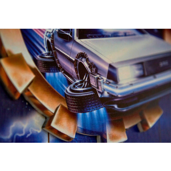 Back to the Future 2 - WoodArts 3D - Wooden Wall Art - It's about time 30 x 40 cm