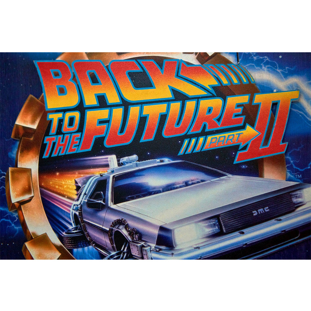 Back to the Future 2 - WoodArts 3D - Wooden Wall Art - It's about time 30 x 40 cm