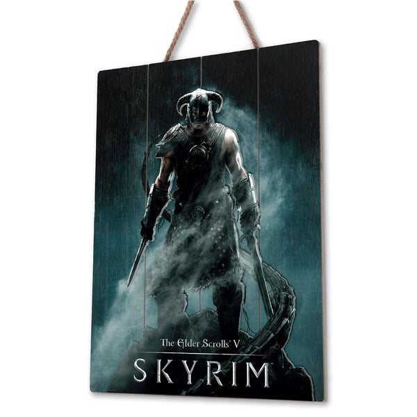 The Elder Scrolls V - Skyrim - WoodArts 3D - Houten wanddecoratie - Dragonborn 30 x 40 cm