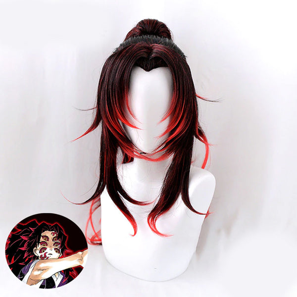 Pruik - Kokushibo - Demon Slayer - Kimetsu no Yaiba - Anime Cosplay