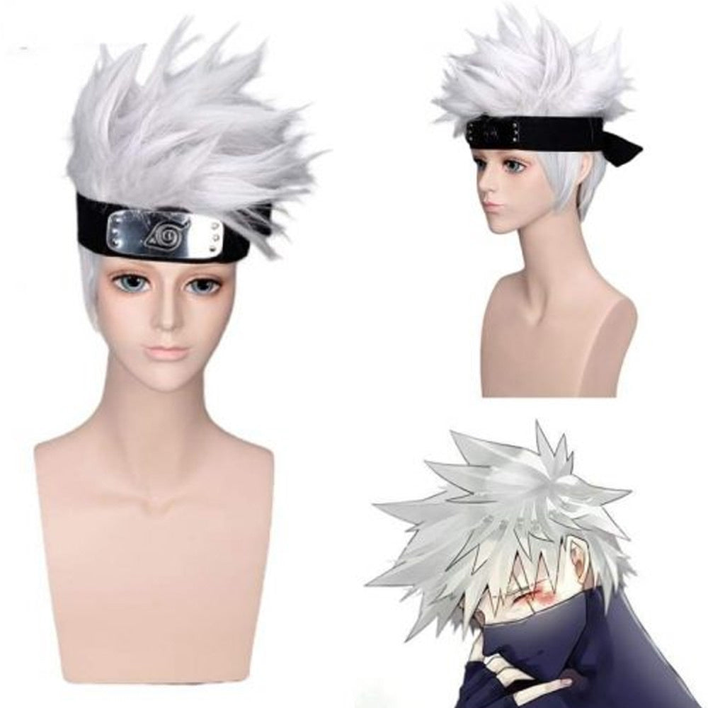 Pruik - Kakashi Hatake - Naruto - Anime Cosplay